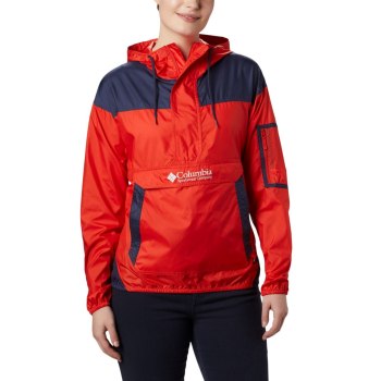 Columbia Jas Dames, Challenger Windbreaker Oranje Donkerblauw, 20KGUWHPZ